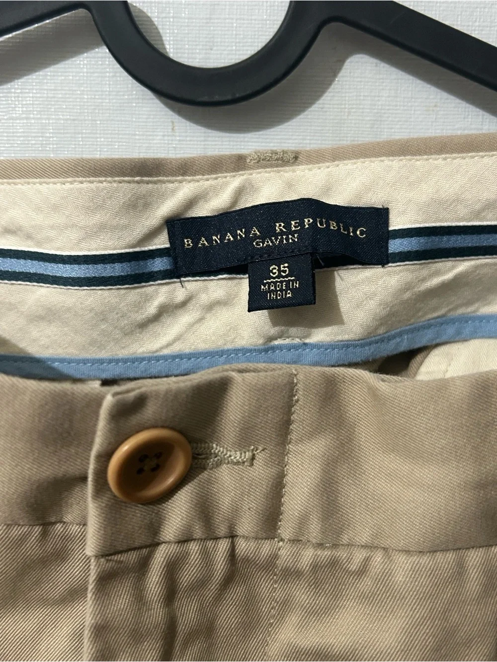 Banana Republic Tan Flat-Front Men's Chino Shorts